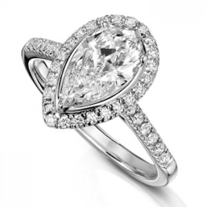 pear cut diamond at Laings