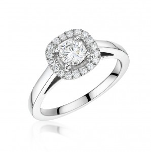 diamond cluster ring