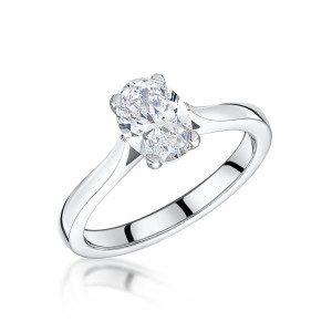 CLASSIC OVAL CUT ENGAGEMENT RING