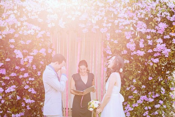 beautiful spring wedding