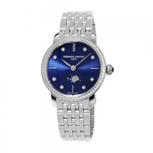 Frederique Constant Ladies Slimline Moonphase FC-206ND1S26B Watch