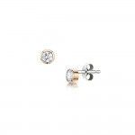 18ct Rose Gold 0.40ct Brilliant Cut Diamond Earrings