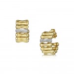 CHIMENTO Bamboo Over 18ct Yellow Gold Earrings