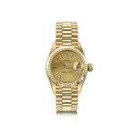 Pre Owned Rolex Ladies 18ct Yellow Gold DateJust Automatic Watch