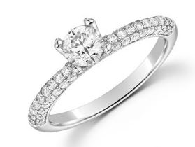  Solitaire Engagement Ring