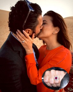 Celebrity Engagement Rings Eva Longoria mirror.co.uk