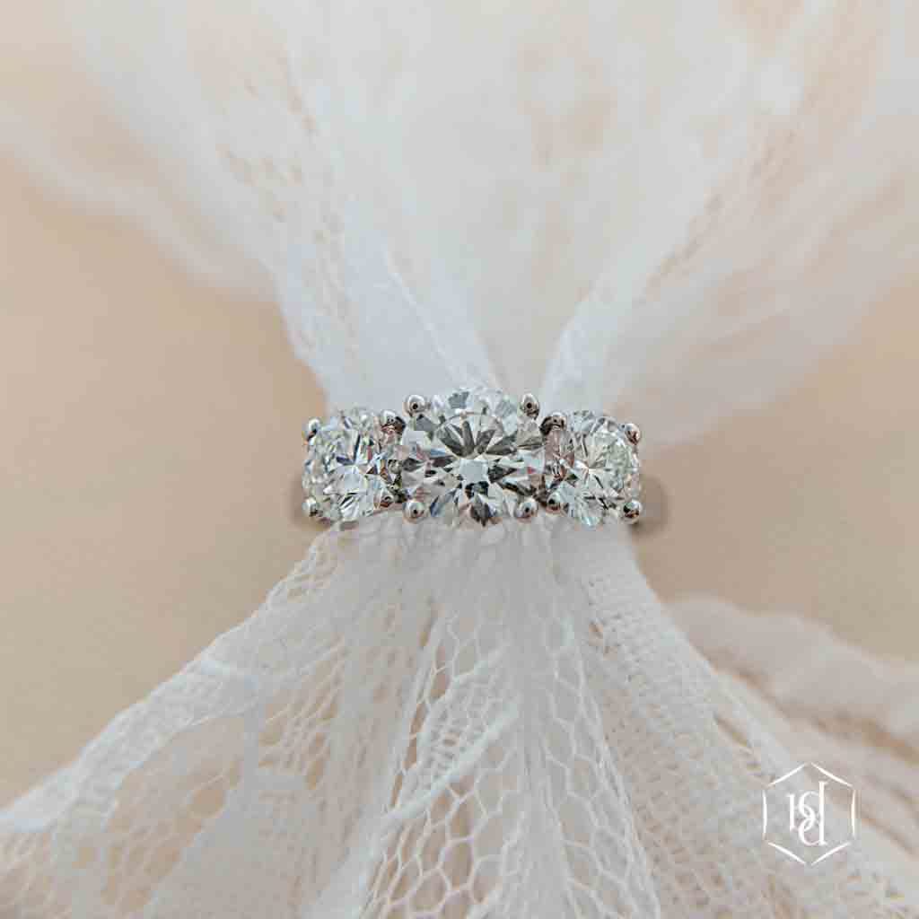 Three Stone Diamond Ring