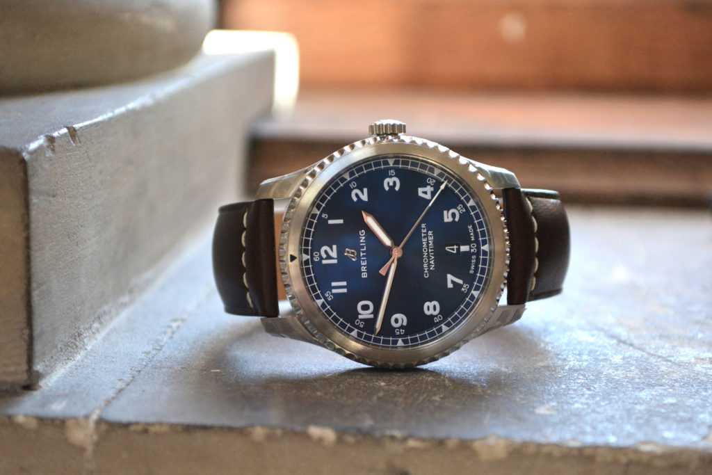 Watching for Adventurers Breitling Aviator 8