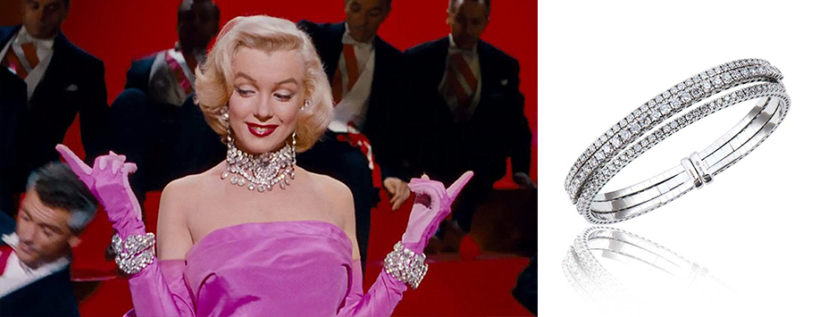 Best Jewellery from the Movies Gentlemen Prefer Blondes Diamonds