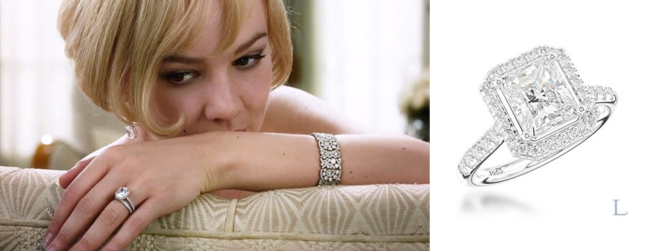 Best Jewellery from the Movies Great Gatsby Engagement Ring 