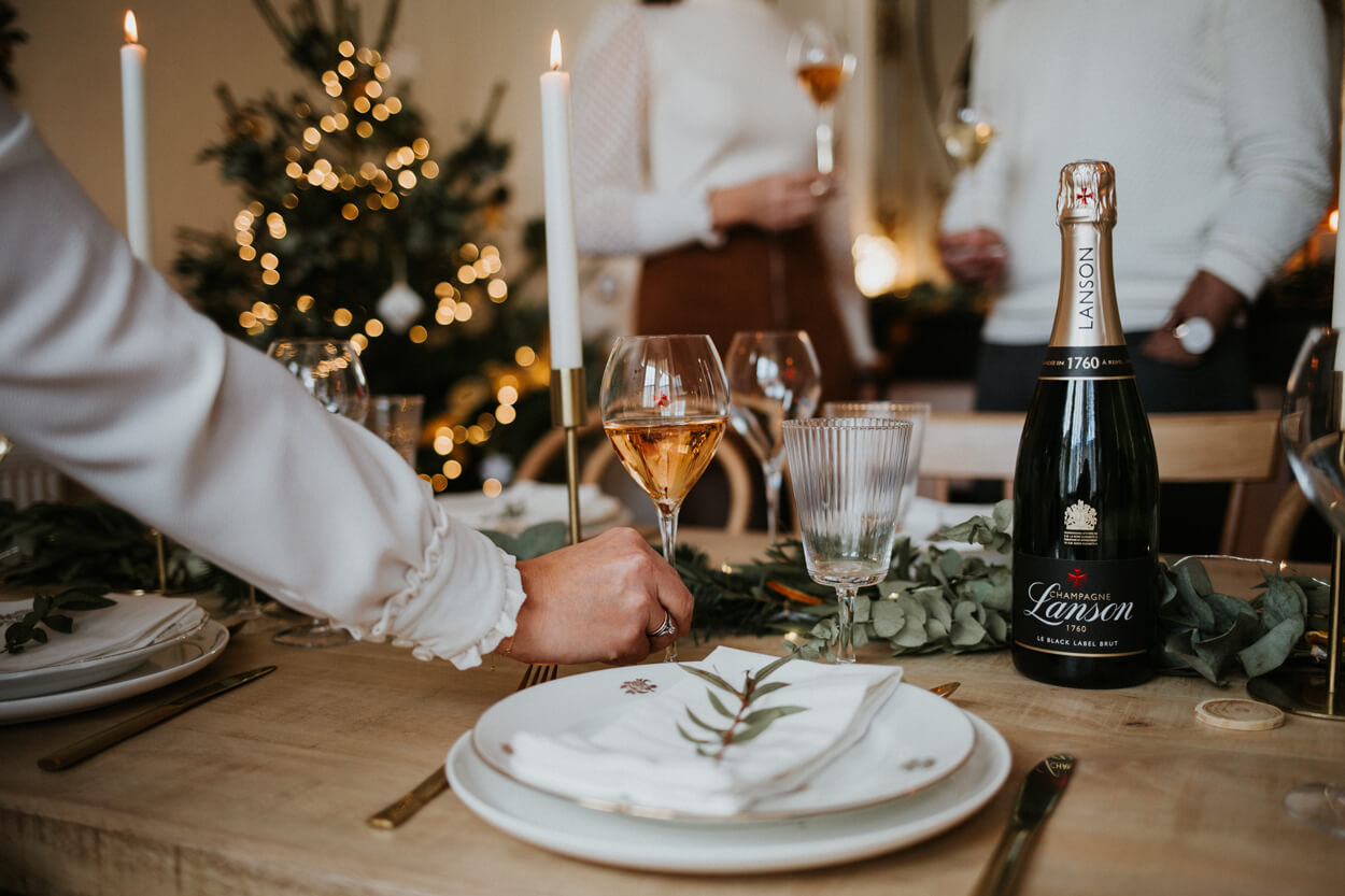 Lanson with Christmas dinner