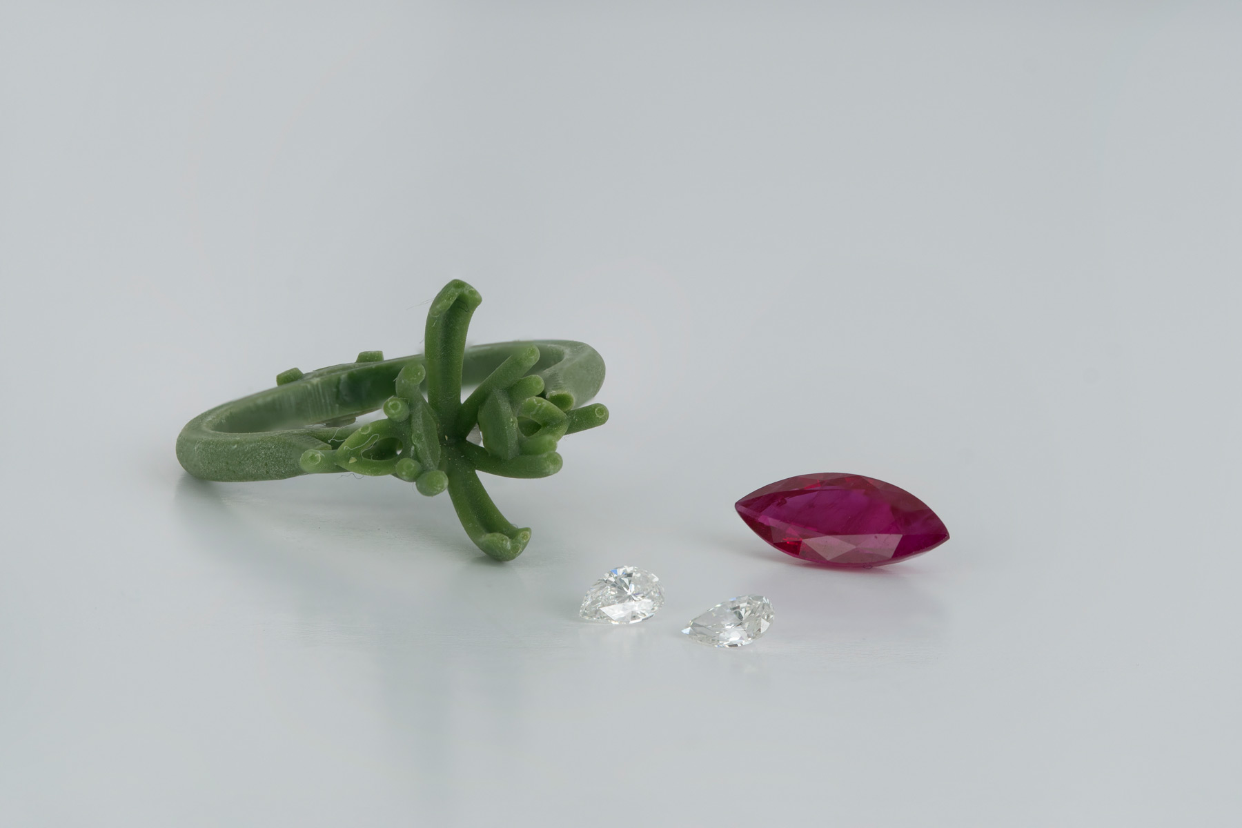 Ruby ring wax