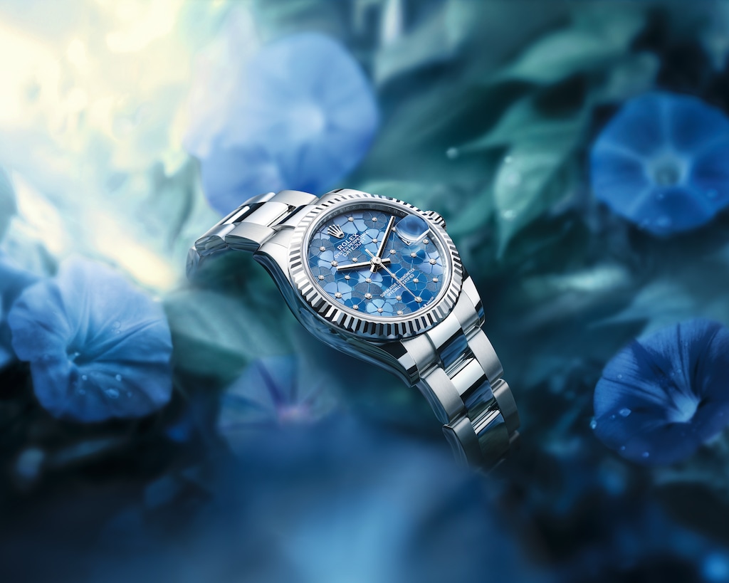 Rolex 2022 Datejust Floral Motif