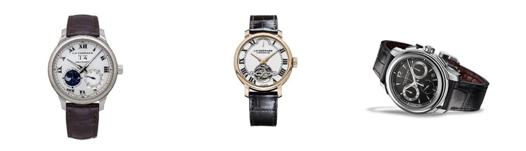 A collection of Chopard L.U.C watches 