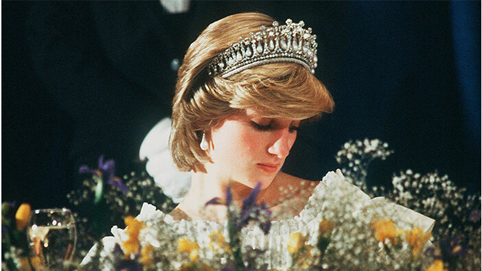 Princess Diana wearing the Lovers Knot Tiara