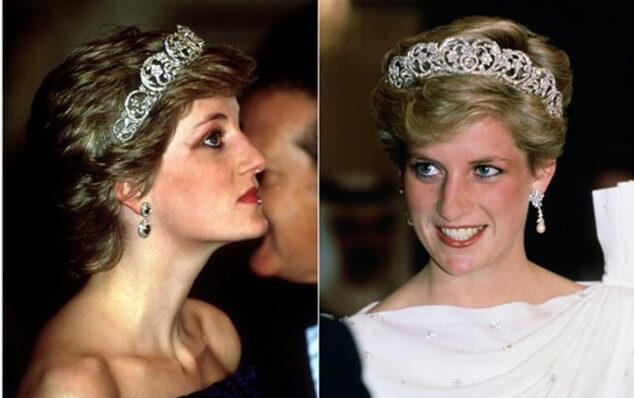 Princess Diana wearing the Spencer tiara