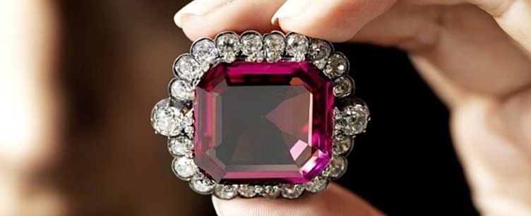 The famous Hope Spinel gemstone