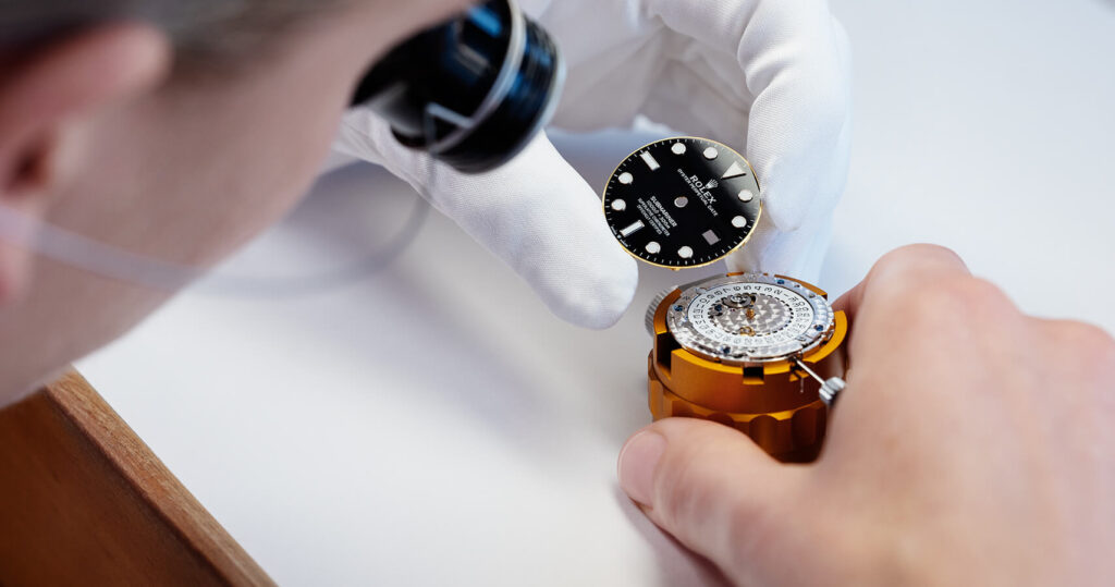 Rolex watch assembly