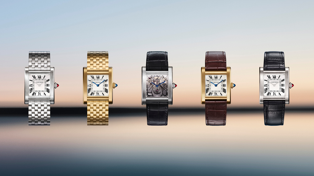 Cartier Tank Louis and Solo Sizes Showcase