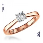 Diamond By Appointment 18ct Rose Gold 0.30ct Round Brilliant Cut Diamond engagement Ring