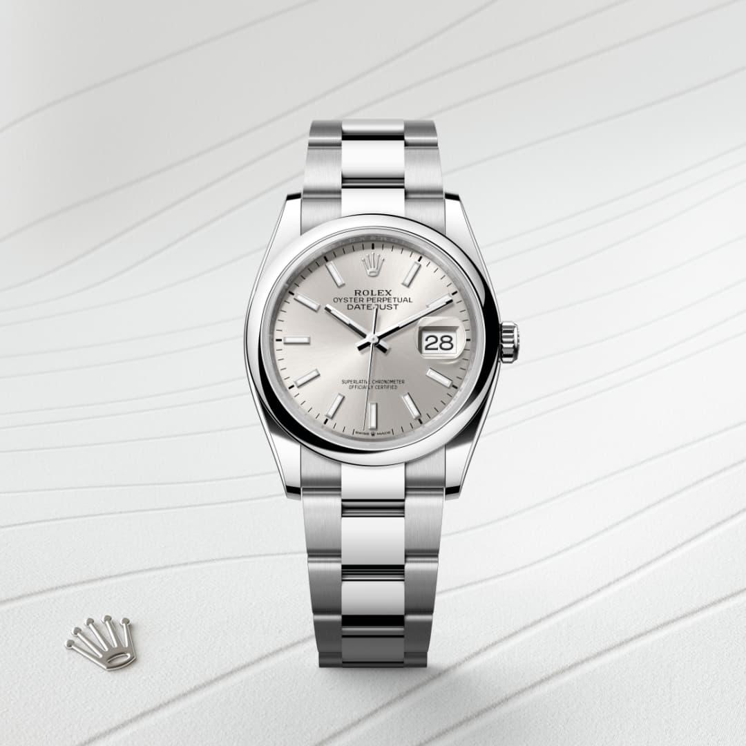 Rolex Datejust 36 M126200-0002 watch front facing