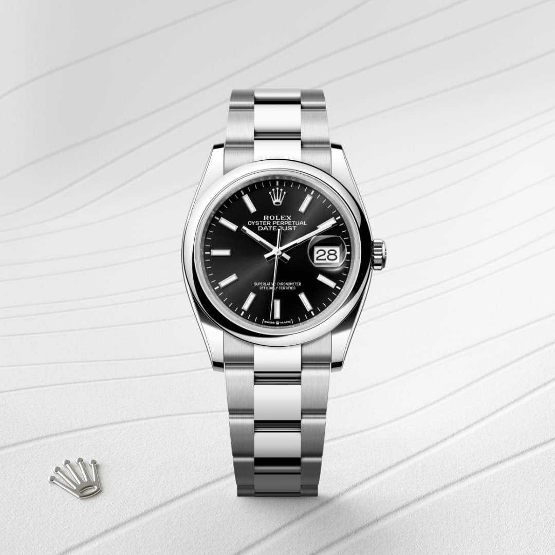 Rolex Datejust 36 watch M126200-0004 watch front facing