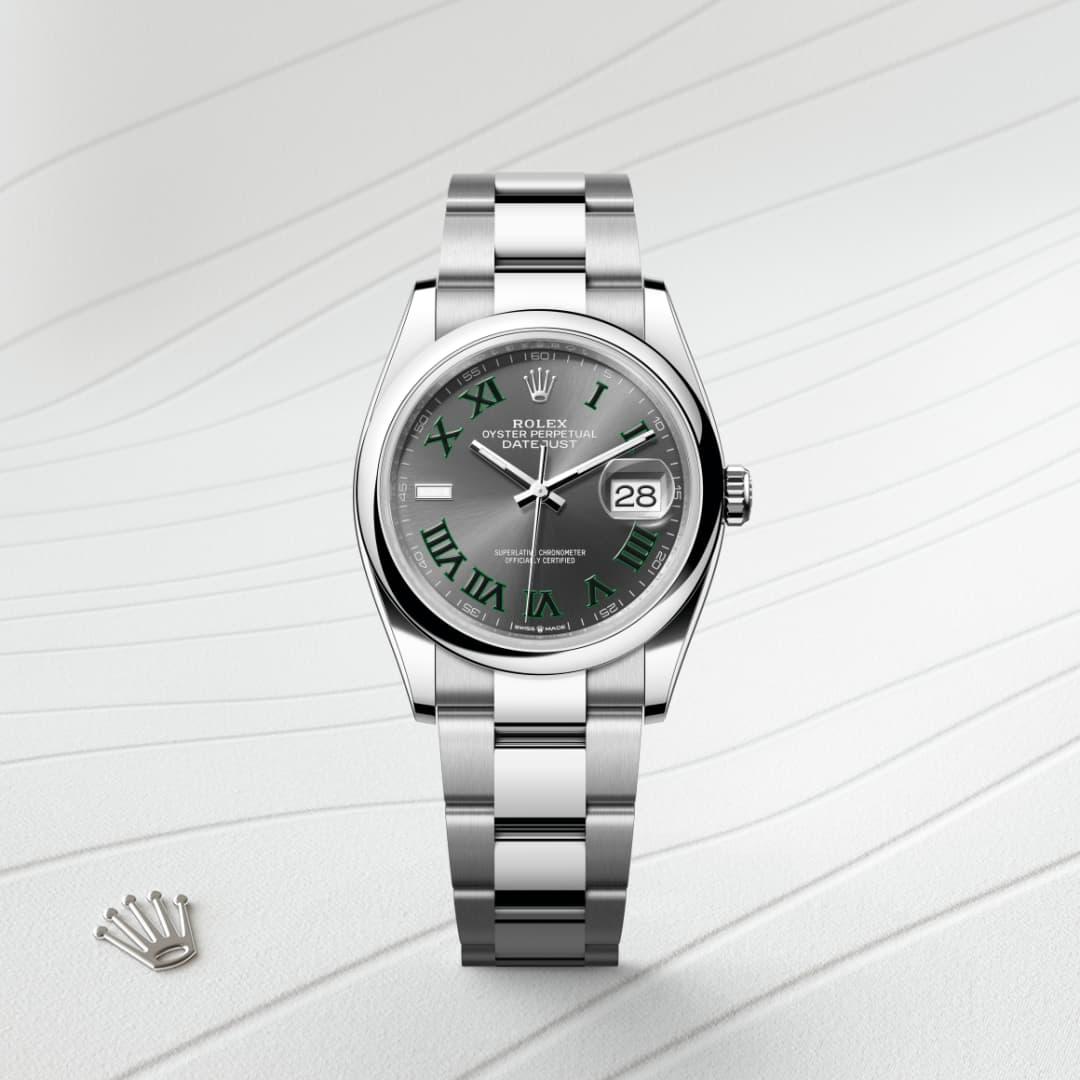 Rolex Datejust 36 M126200-0018 watch front facing
