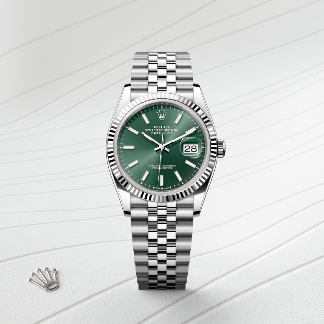 Rolex Datejust 36 M126234-0051 watch front facing