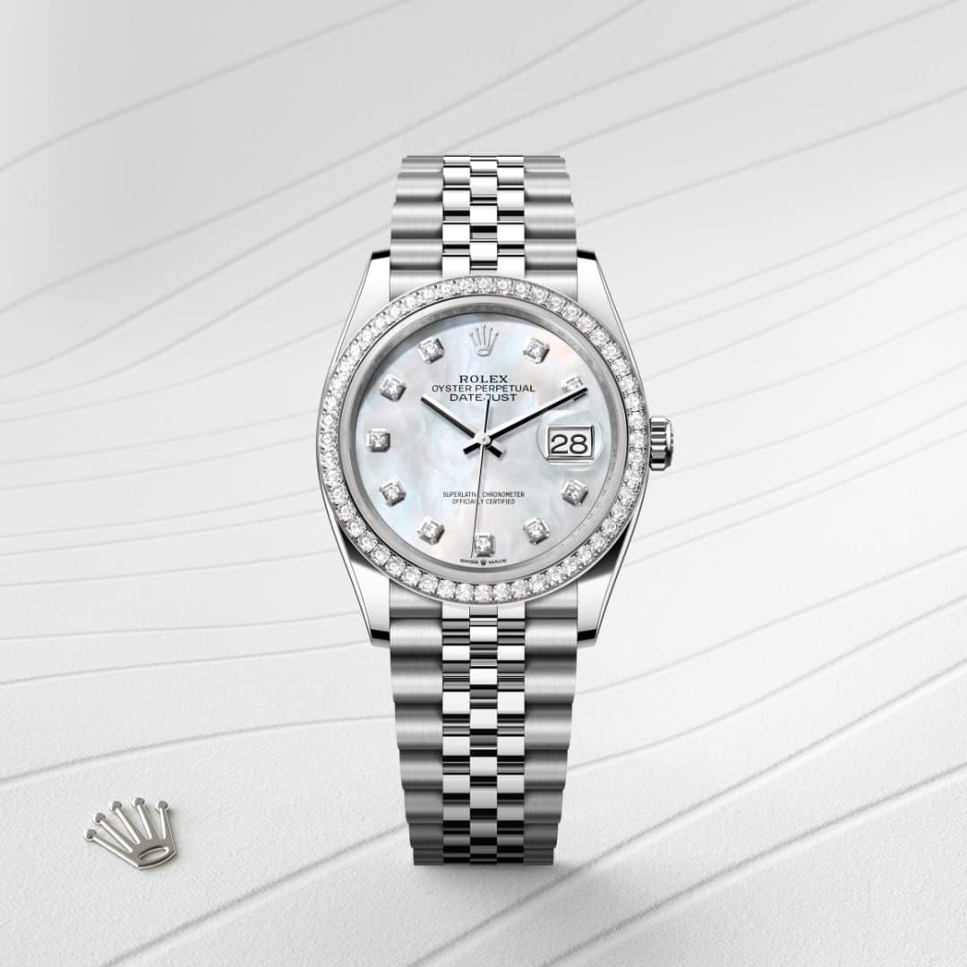 Rolex Datejust 36 M126284RBR-0011 watch front facing