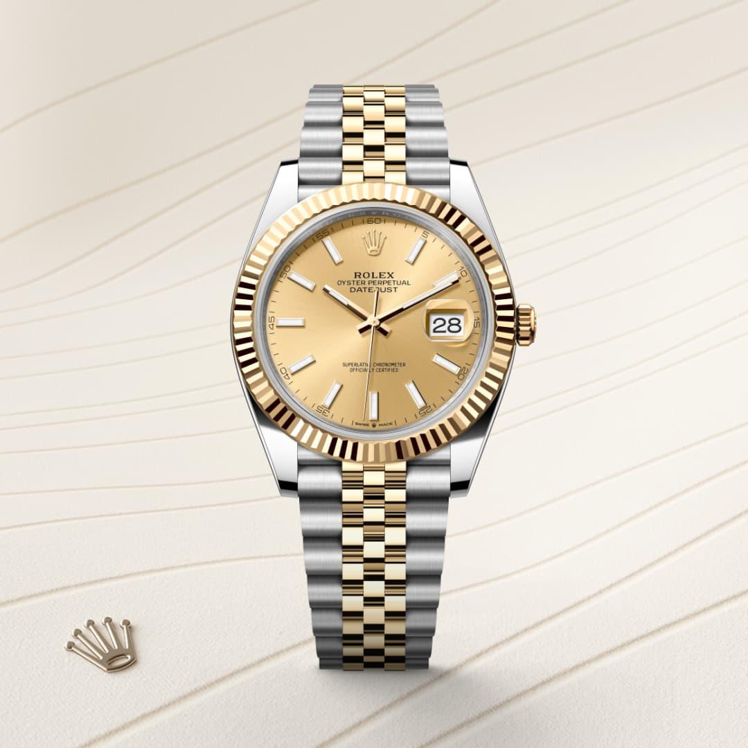 Rolex Datejust 41 M126333-0010 watch front facing