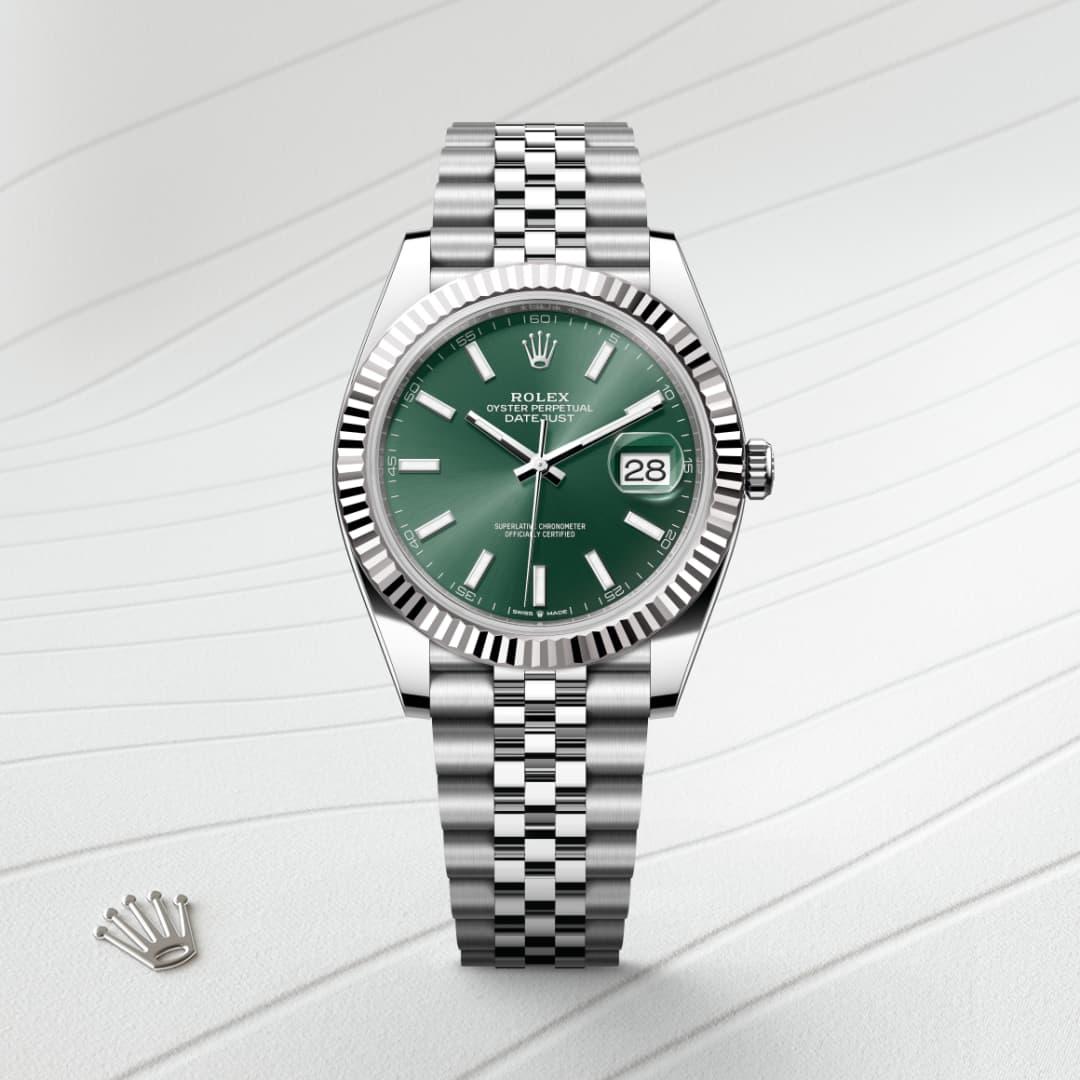 Rolex Datejust M126334-0028 front facing