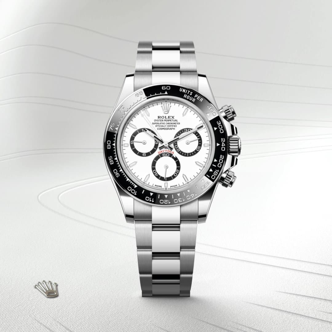 Rolex Cosmograph Daytona M126500LN-0001 watch front facing