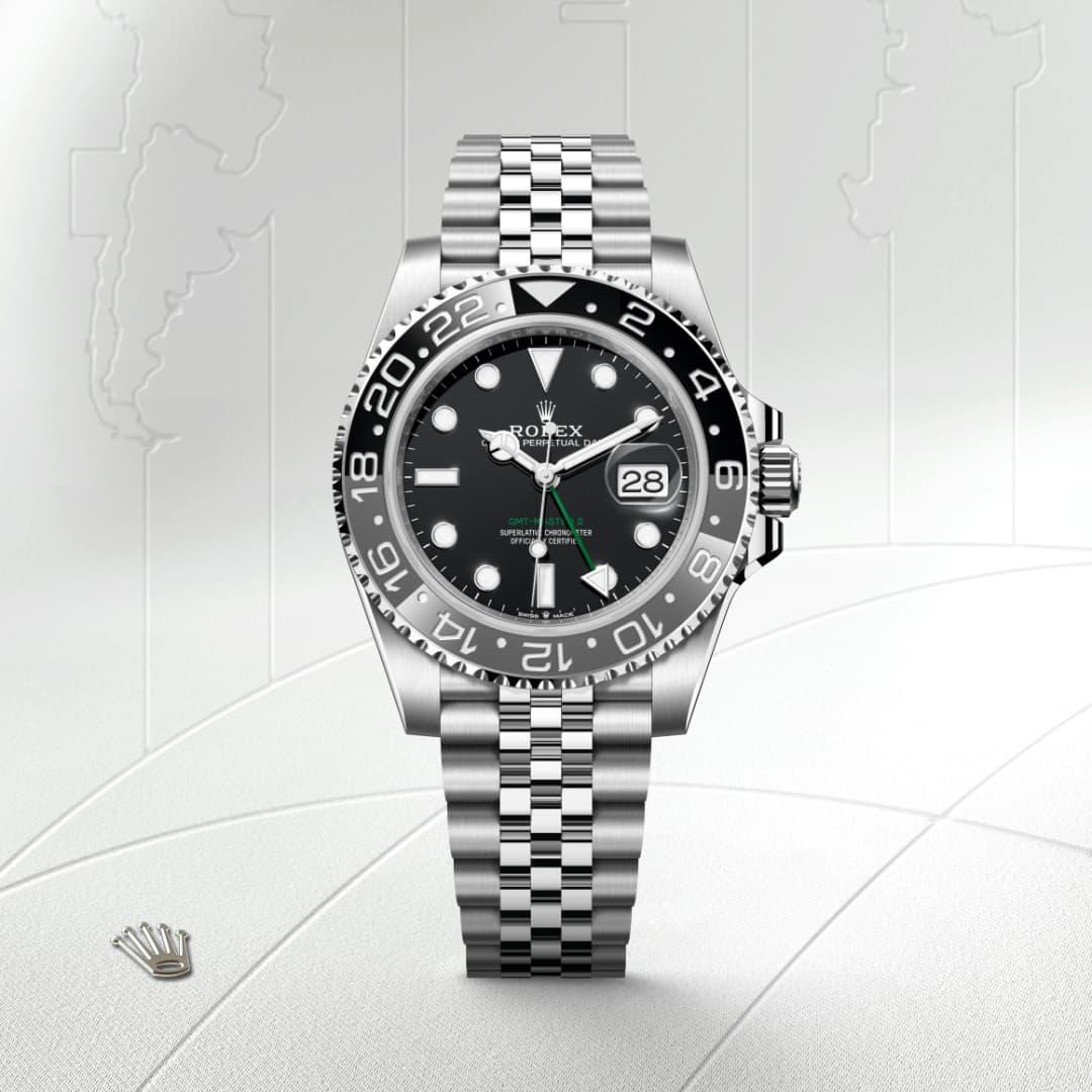 Rolex GMT-Master II M126710GRNR-0003 Watch Front Facing