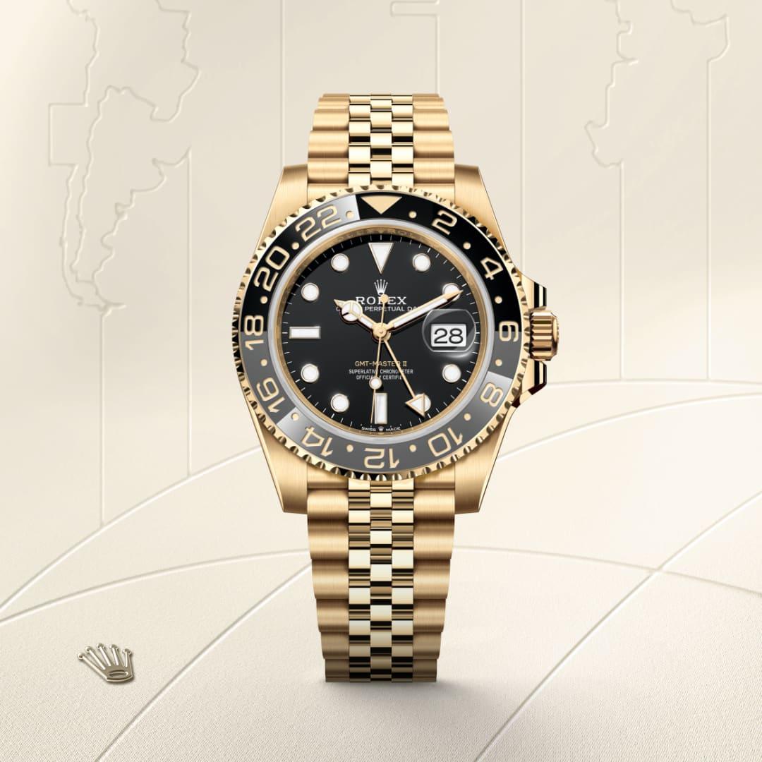 Rolex GMT-Master II M126718GRNR-0001 Watch Front Facing 