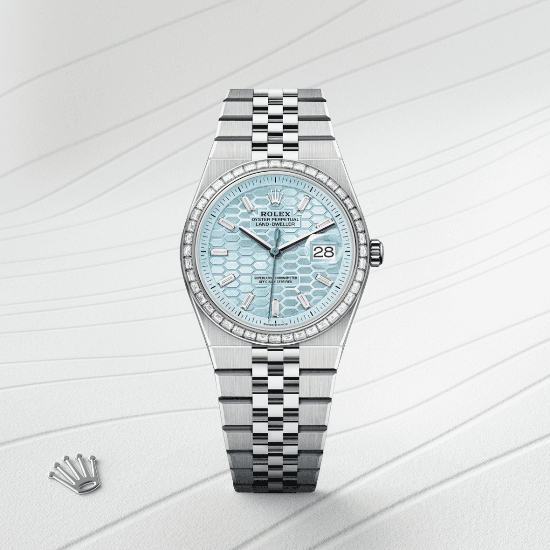 Rolex Land-Dweller M127286tbr-0001 watch front facing