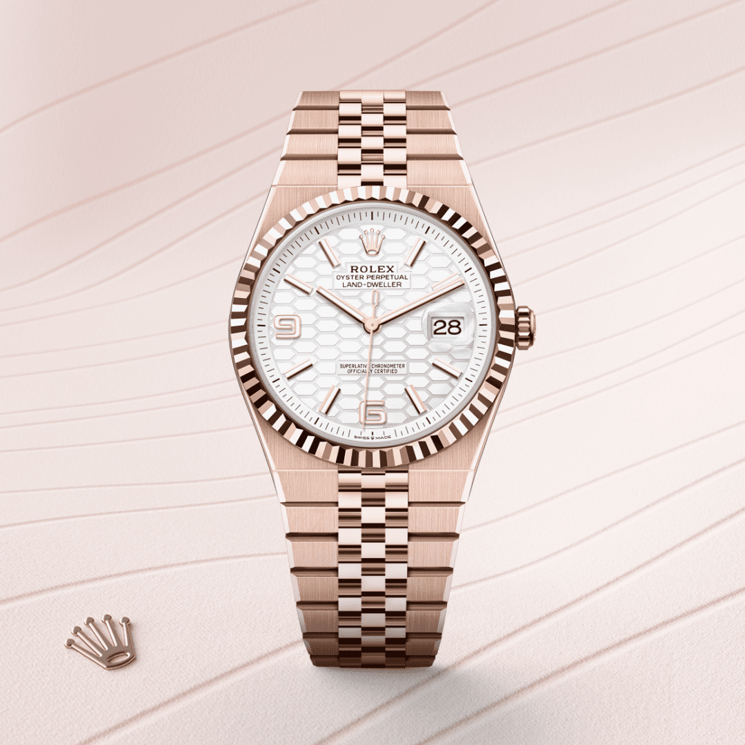 Rolex Land-Dweller M127335-0001 watch front facing