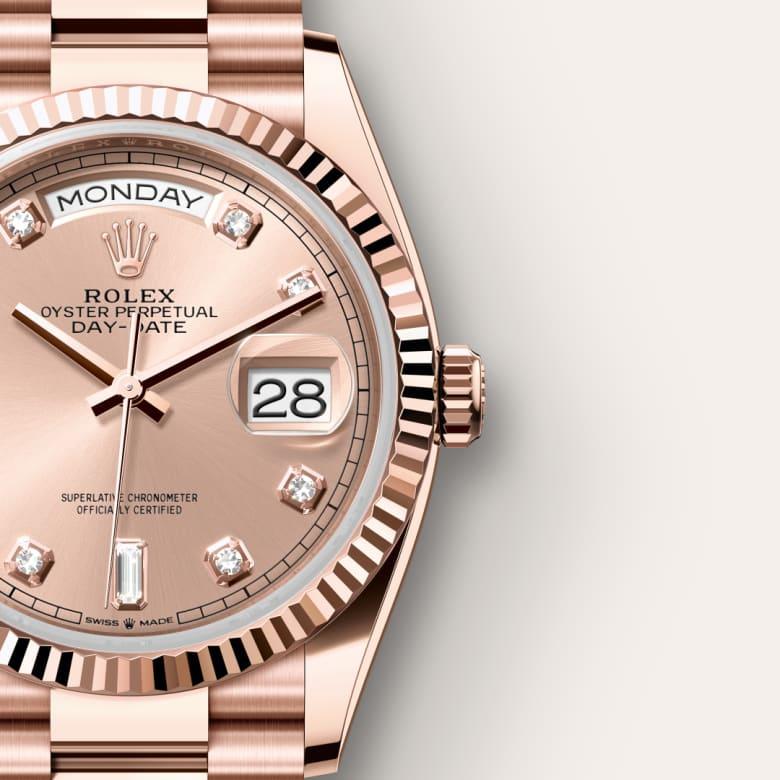 Rolex Day-Date 36 M128235-0009 with Superlative Certification tag
