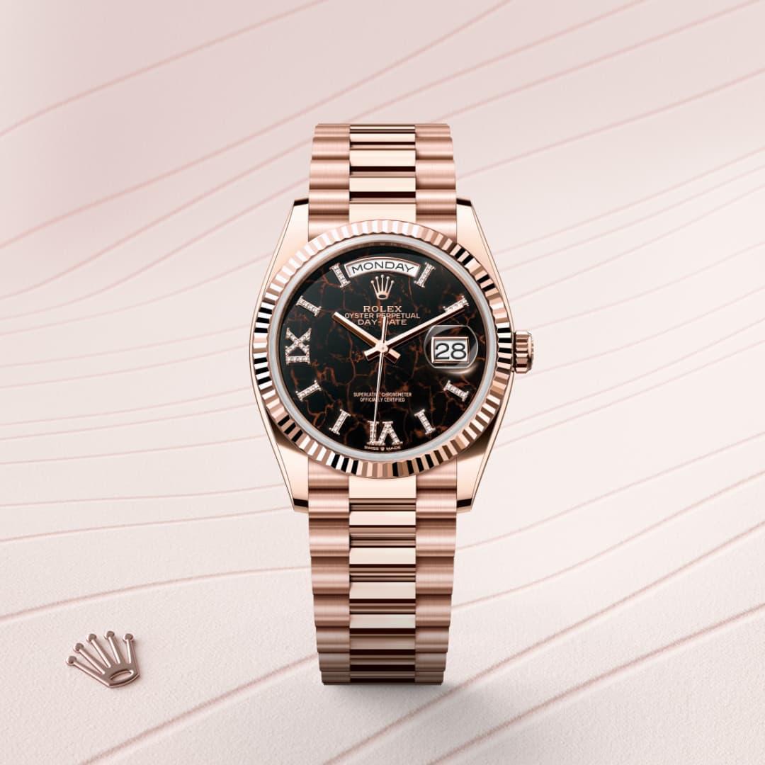 Rolex Day-Date M128235-0041 front facing