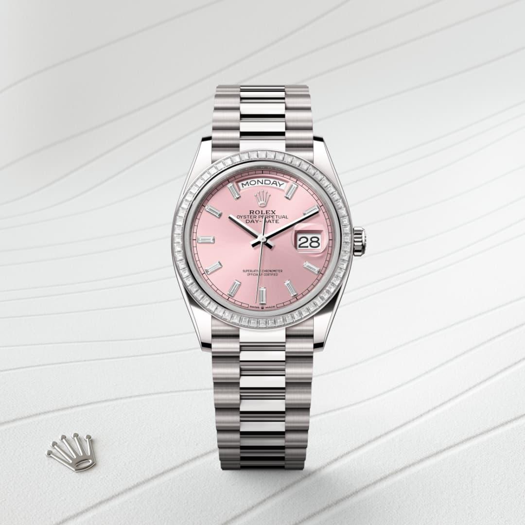 Rolex Day-Date 36 M128399TBR-0029 Watch Front Facing 