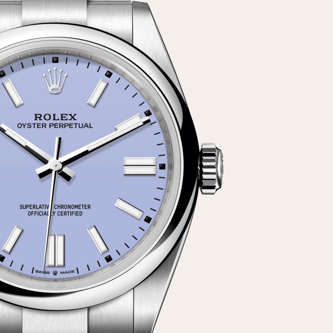 Rolex Oyster Perpetual M134300-0012 with Superlative Certified tag