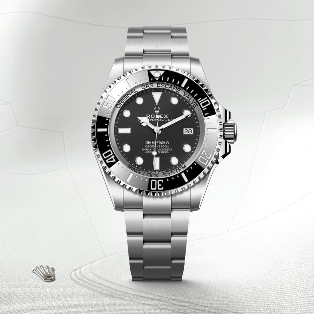 Rolex Deepsea M136660-0006 watch front facing