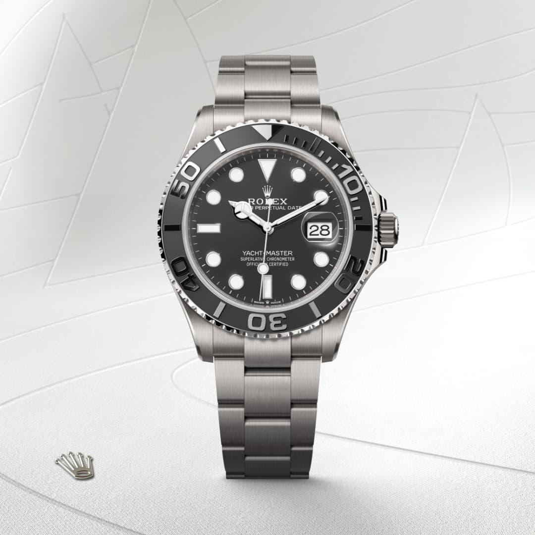 Rolex Yacht-Master 42 M226627-0001 Watch Front Facing 
