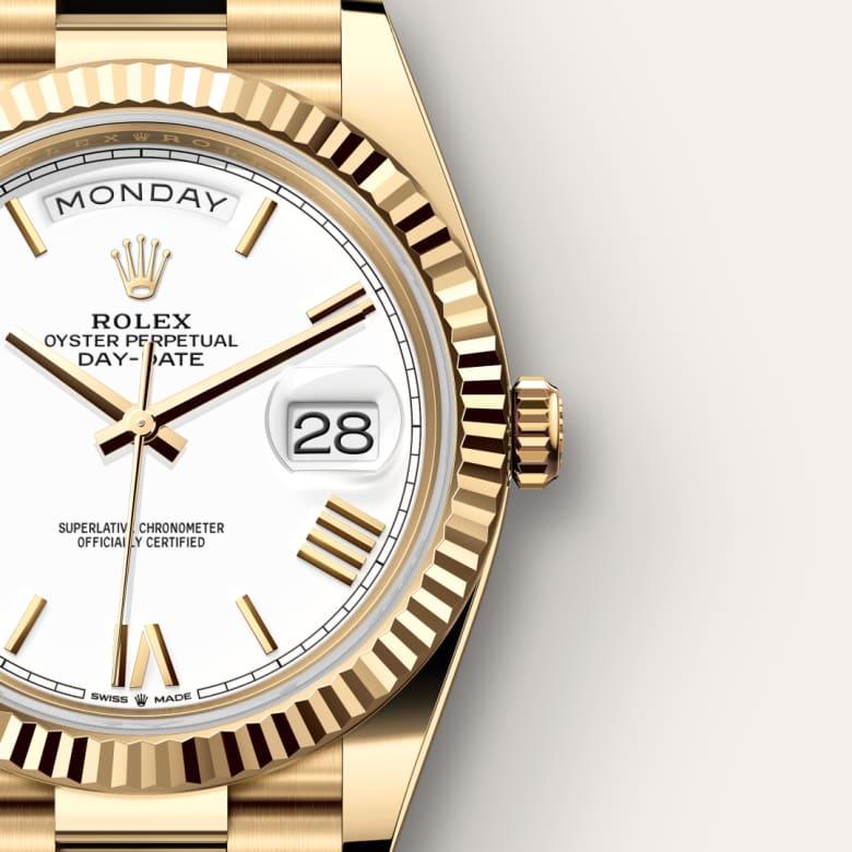 Rolex Day-Date 40 M228238-0042 with Superlative Certified tag