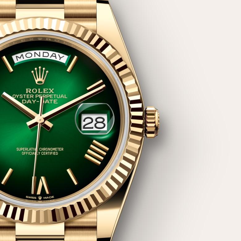 Rolex Day-Date 40 M228238-0069 with Superlative Certified tag