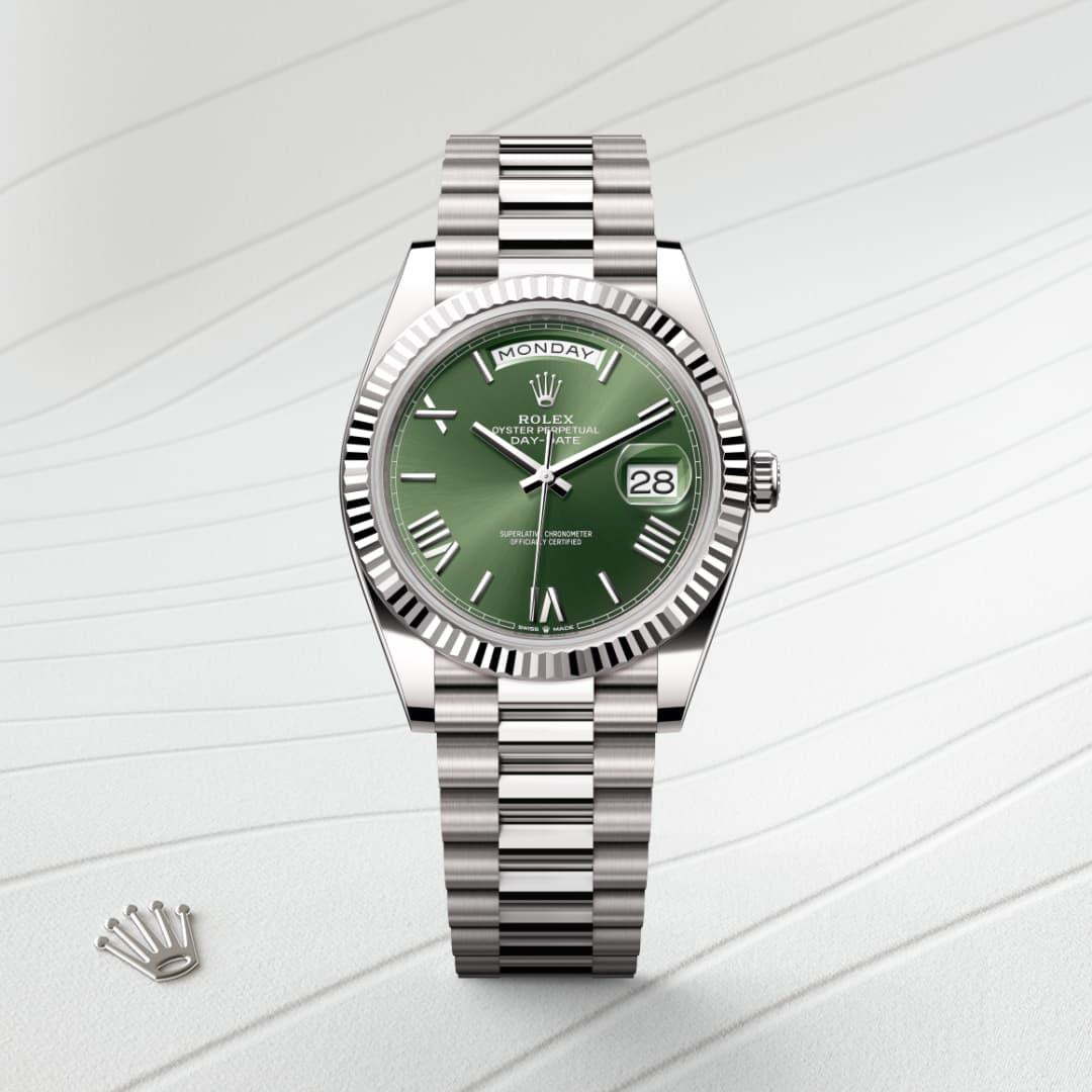 Rolex Day-Date M228239-0033 front facing