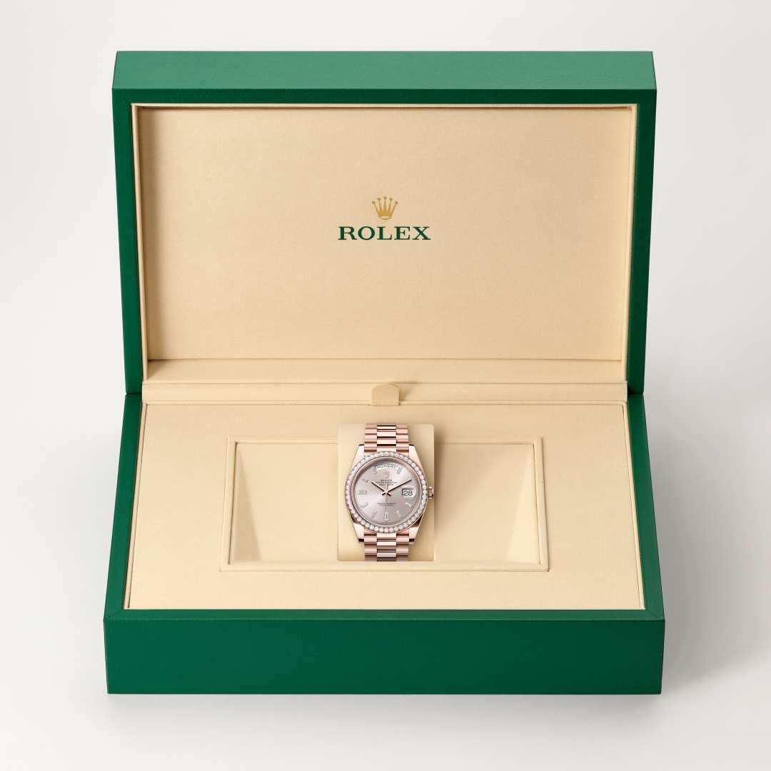 Rolex Day-Date M228345RBR-0007 in Rolex box