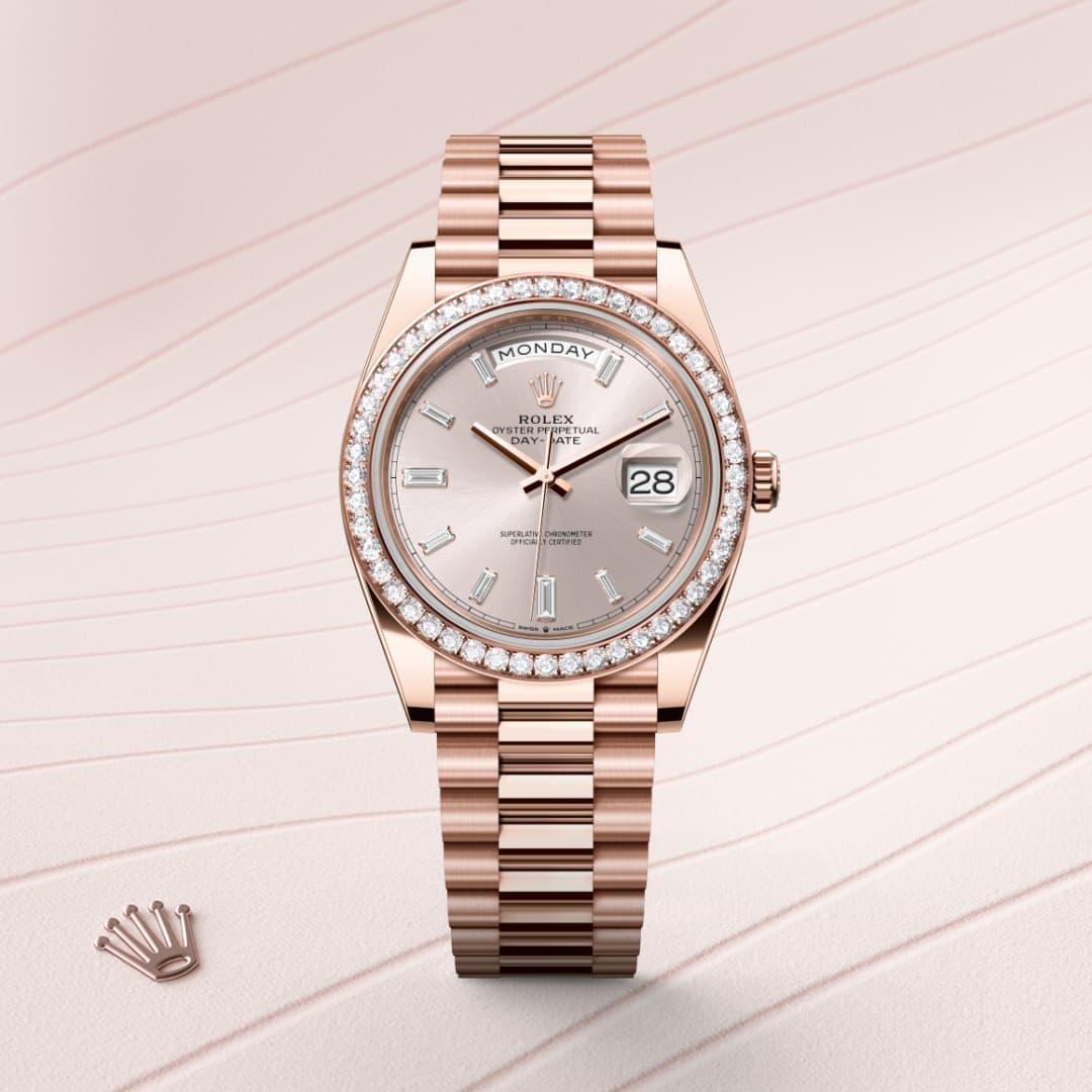 Rolex Day-Date M228345RBR-0007 front facing
