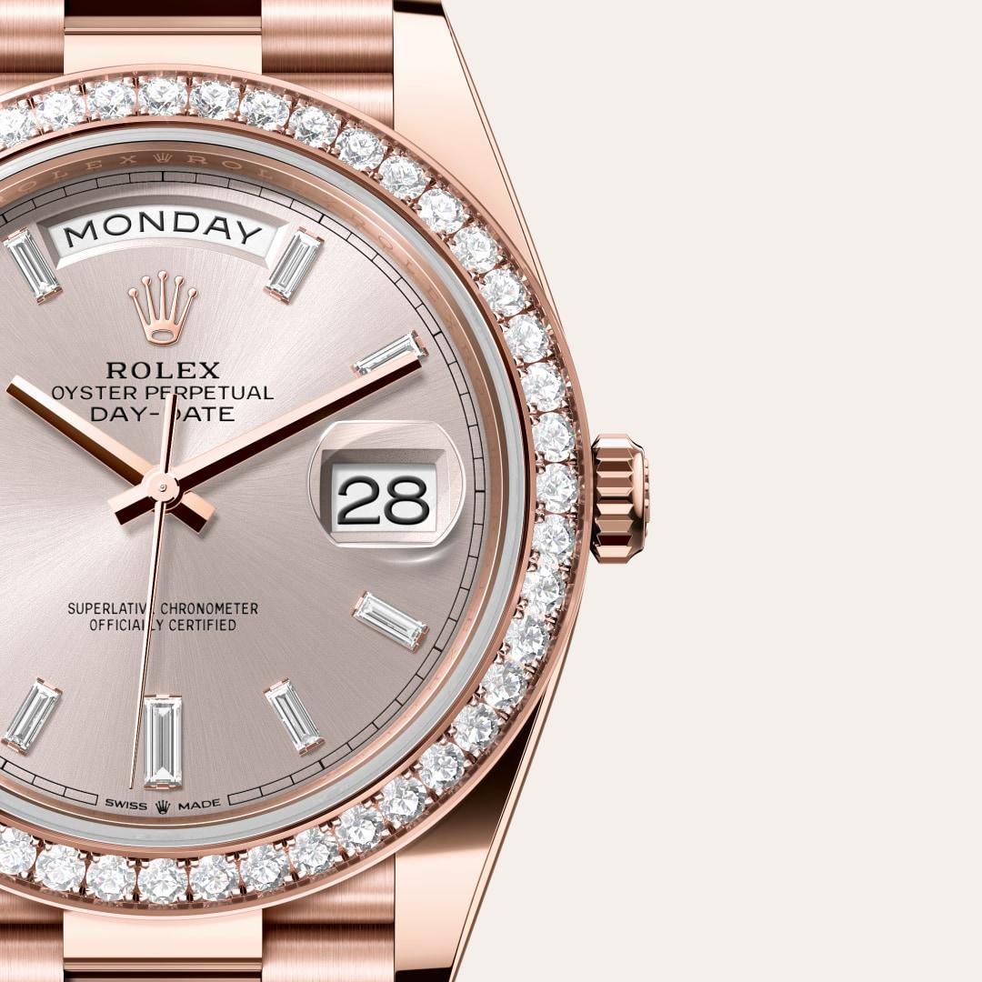 Rolex Day-Date M228345RBR-0007 with Superlative Certified tag