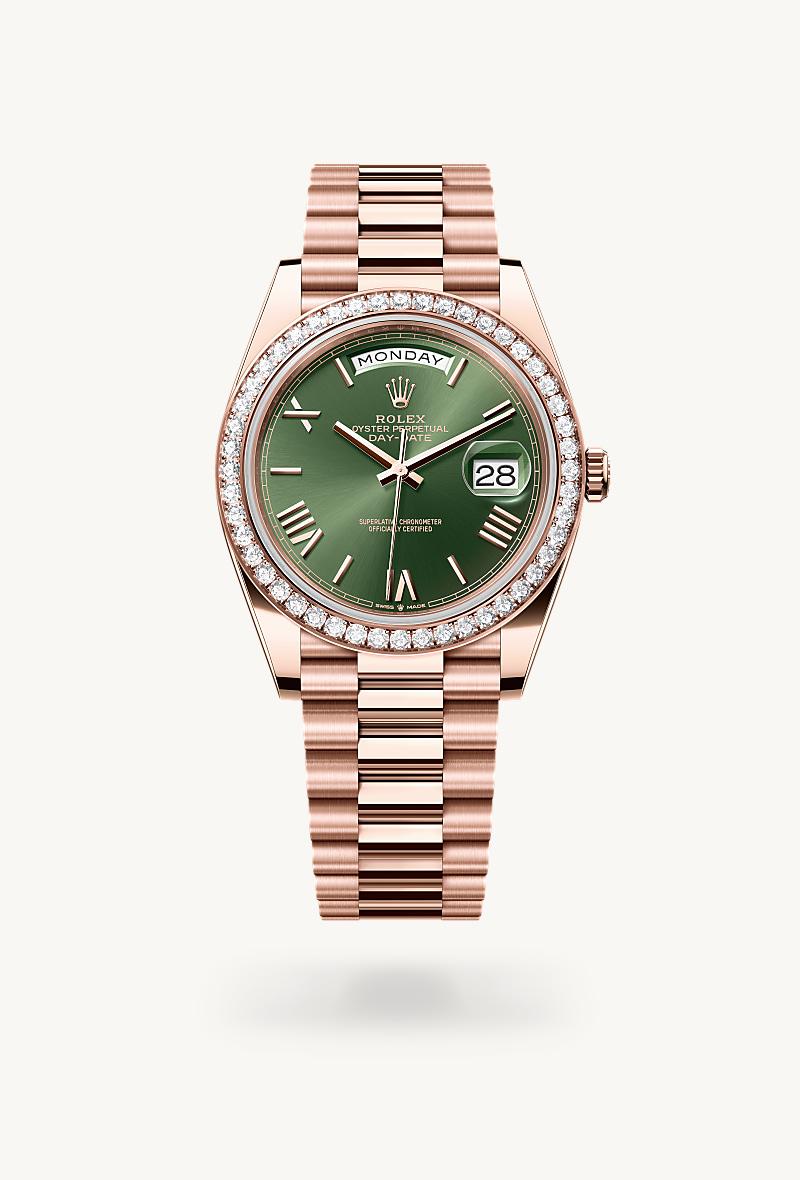Rolex Day-Date M228345rbr0011 in Rolex box