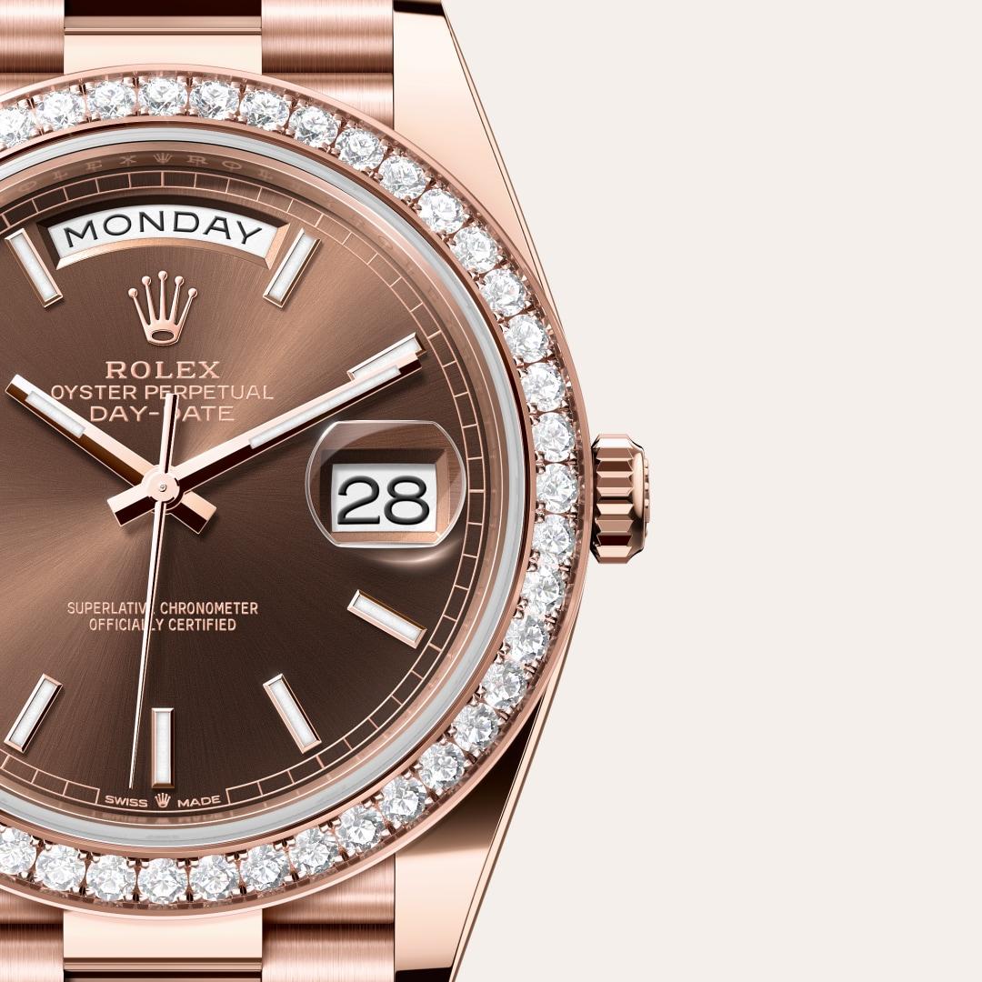 Rolex Day-Date M228345rbr0024 with Superlative Certified tag